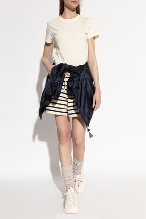 Moncler T-shirt With Logo, Womens, Yellow