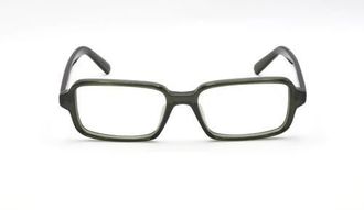 Maison Margiela 53mm Square Optical Glasses in Green at Nordstrom