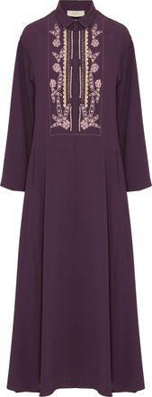 Beatrice .B Torre Fabric Dark Plum Dress