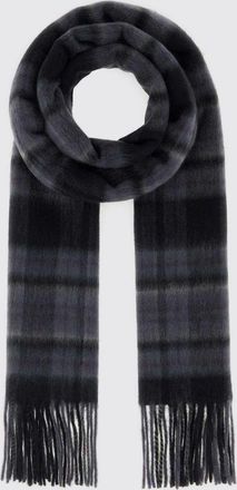 Carhartt Work in Progress Parson Check Wool Blend Scarf with Fringed Hem and Logo Patch