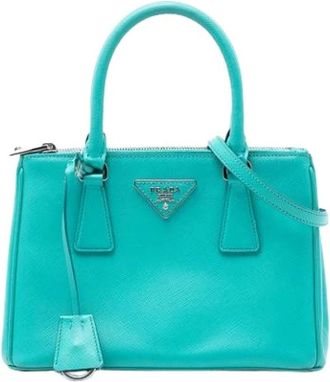 Prada Pre-owned Handbags, female, Blue, Size: ONE SIZE Pre-owned Vintage Handbag