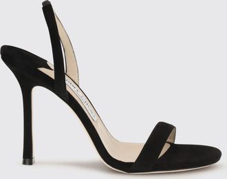 Jimmy Choo London Sandali slingback Jenn in pelle scamosciata con tacco alto