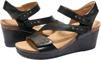 H&auml;lsa Footwear Womens Giselle Sandals In Black