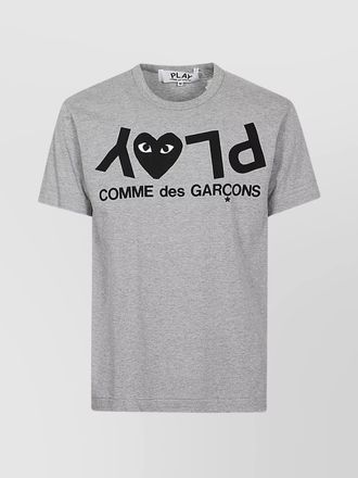 Comme Des Gar&ccedil;ons cotton logo print short-sleeve t-shirt