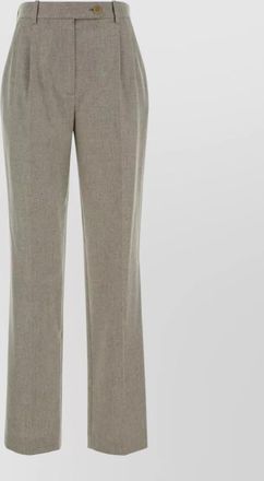The Row tailored trousers with pleats and pockets