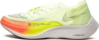 Nike Nike Mens ZoomX Vaporfly Next% 2 Sneaker, Barely Volt/Black-Hyper Orange, 12 UK