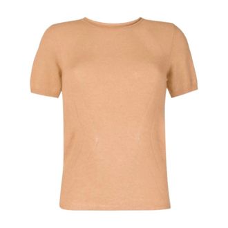 Ermanno Scervino Crewneck Jumper - female - Ermanno Scervino - T-Shirts - Brown - S - Tops