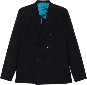 Paul Smith Blazer doppiopetto con applicazione - Blu