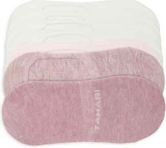 Elie Tahari 7-Pack Heathered Liner Socks in Rose Heather/Pink/Bone/Grey at Nordstrom Rack, Size 9/11