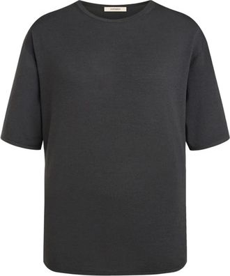 12 Storeez T-shirt van merinowol - Grijs