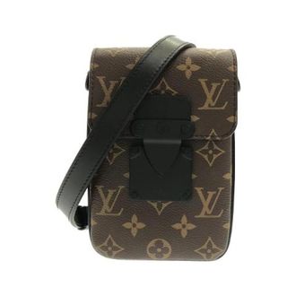 Louis Vuitton Pre-owned Monogram Macassar S Lock Vertical Wearable Wallet Schoudertas - Dames - Pre-owned - Bruin - Maat: ONE Size