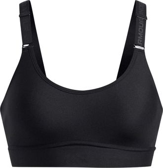 Under Armour Infinity-sportbeha voor dames, medium ondersteuning (Zwart)