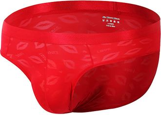 Generic Mens Stretch Support Underwear Multipack with Wide Comfort Waistband for Daily Wear and (Red, XXL)