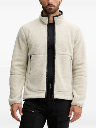 Jack Wolfskin zip-up fleece jacket - White