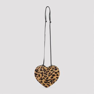 Alaia Alaia Le Coeur Leopard Shoulder Bag