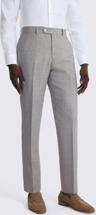Moss Slim Fit Light Grey Marl Trouser