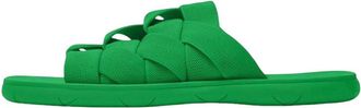 Bottega Veneta Intrecciato Elastic Slides Green 651402V0GV03730