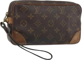 Louis Vuitton Pre-owned Clutch - Dames - Vintage Clutch - Bruin - ONE Size - Vintage