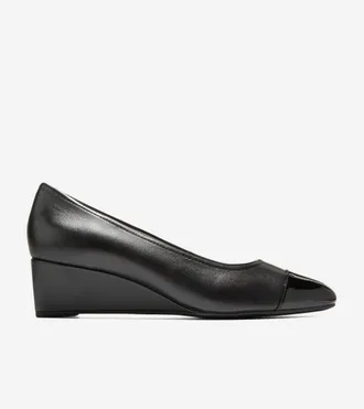 Cole Haan Womens Go-To Malta Wedges - Black Size 10.5