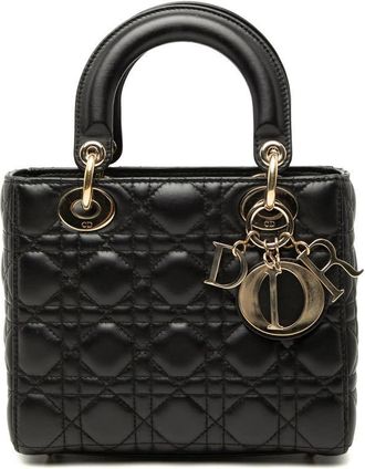 Dior Pre-owned Dior Small Lambskin Cannage My ABCDior Lady Dior Ladies 8UFWIBEC8QLFKDO4