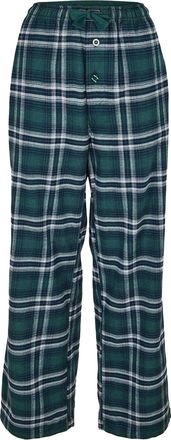 Jack Wills Heren Flanellen Plaid Relaxed Fit Pyjamabroek (Pijnboom)