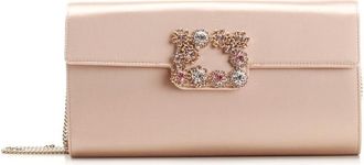 Roger Vivier Satin Clutch Bag