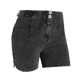 Freddy Shorts WR.UP vita con pinces in jersey denim fondo stondato