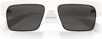 Prada 0pr D12su Rectangular Acetate Sunglasses
