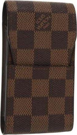 Louis Vuitton Pre-owned Accessories, female, Brown, Size: ONE SIZE Pre-owned Cigarette Case