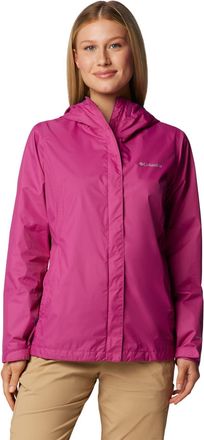 Columbia Womens Arcadia Ii Jacket Shell, Wild Fuchsia, 2X