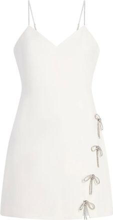 Cinq &agrave; Sept Abito Rella con fiocchi - Bianco