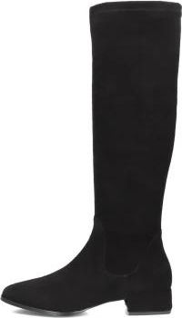 Notre-V Elegante zwarte laarzen voor herfst/winter - Dames - Hoge Laarzen - Zwart - 36 EU - Wol - Schoenen