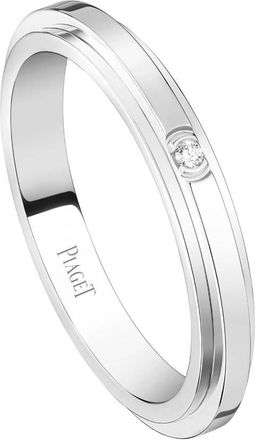 Piaget 18K White Gold Possession Ring, Size 53