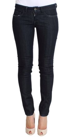 Costume National Cotton Stretch Slim Fit Womens Jeans