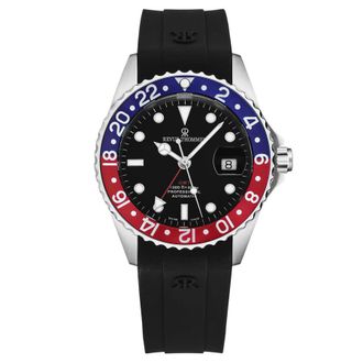 Revue Thommen Diver Automatic Black Dial Pepsi Bezel Mens Watch 17572.2835