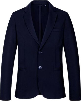 A|X Armani Exchange Blauwe Viscose Blazer Elegant Comfortabel - Heren - Blazers - Blauw - S - Polyester - Jassen