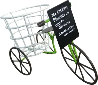 OEM Soporte Para Macetas Con Forma De Bicicleta Retro, Contenedor - Verde