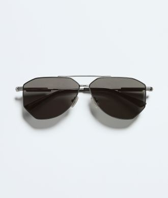 Bottega Veneta Occhiali da sole aviator Classic - Nero - Unisex - U