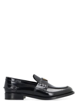 Prada Leather Slip-On Shoes − Sale: up to −46% | Stylight