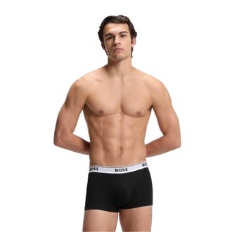 HUGO BOSS Heren Power Boxershorts (Set van 3) (Zwart)