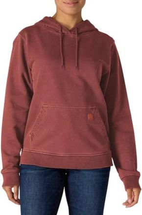 Carhartt Work in Progress Hoodie Womens Spice Red French Terry Long Sleeve Relaxed Fit POSH082