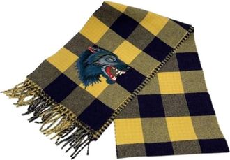 Gucci Pre-owned Scarves, female, Multicolor, Size: ONE SIZE Pre-owned Wool Scarf