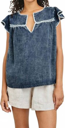 Rails Tafia Top In Classic Blue