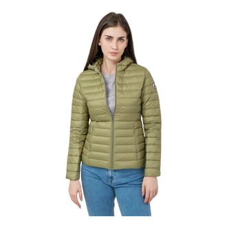 Jott Cloe Lichtgewicht Jas met Capuchon - Dames - Zomerjassen - Groen - M - Leer - Jassen