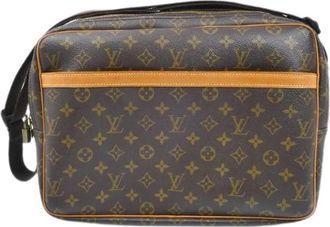 Louis Vuitton Pre-owned Reporter GM Monogram Schoudertas - Heren - Vintage Schoudertas - Bruin - ONE Size - Vintage