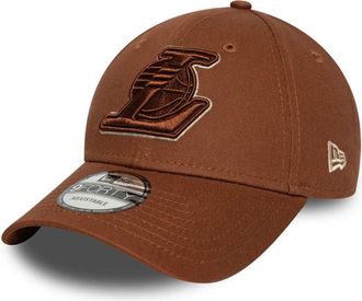 New Era 9Forty Strapback Cap - Outline Los Angeles Lakers Brown