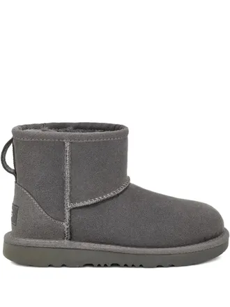 UGG Mini II suede ankle boots - women - Wool/Sheepskin/Treadlite by UGG - 5 - Grey
