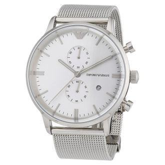 Emporio Armani Herenhorloge Kwarts Zilver