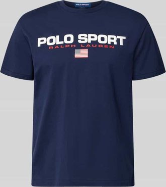 Polo Ralph Lauren Relaxed Fit T-Shirt aus reiner Baumwolle in Marine, Gr&ouml;&szlig;e XXL