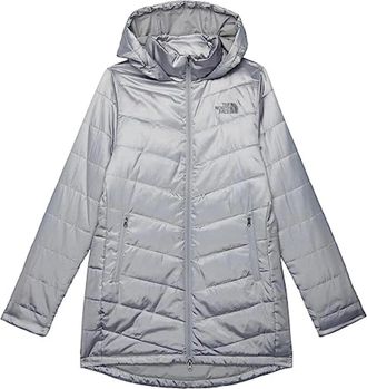 The North Face Tamburello Parka Jacket Womens Meld Gray Full Zip FROG3